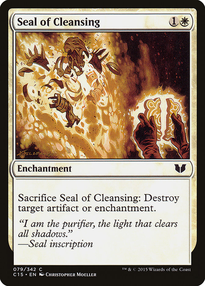 Seal of Cleansing [Commander 2015] | Dragon's Lair Comics and Fantasy Houston TX