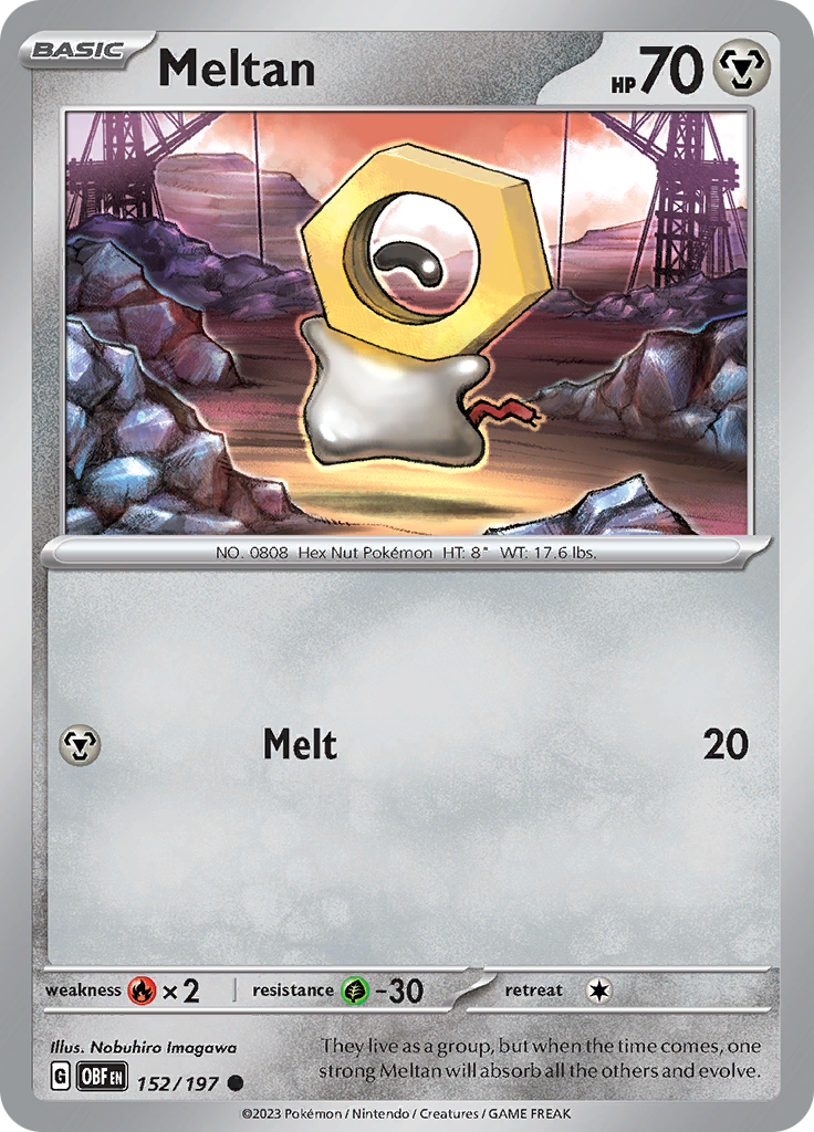 Meltan (152/197) [Scarlet & Violet: Obsidian Flames] | Dragon's Lair Comics and Fantasy Houston TX