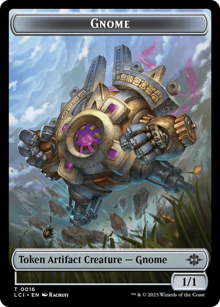 Gnome Token [The Lost Caverns of Ixalan Tokens] | Dragon's Lair Comics and Fantasy Houston TX