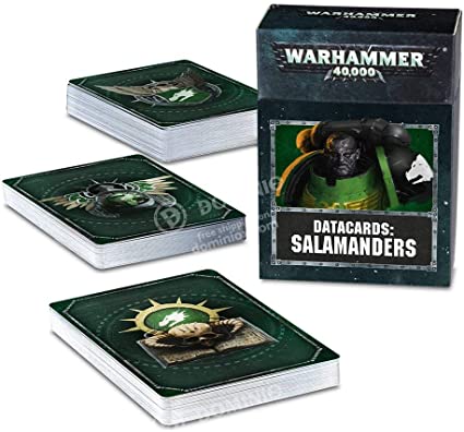 Warhammer 40K: Salamanders Data Cards | Dragon's Lair Comics and Fantasy Houston TX