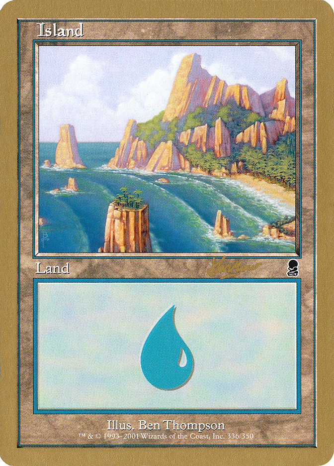 Island (shh336a) (Sim Han How) [World Championship Decks 2002] | Dragon's Lair Comics and Fantasy Houston TX