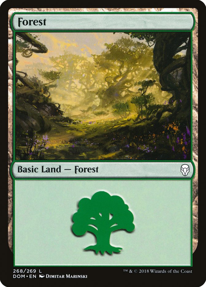 Forest (268) [Dominaria] | Dragon's Lair Comics and Fantasy Houston TX