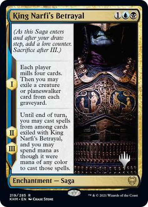 King Narfi's Betrayal (Promo Pack) [Kaldheim Promos] | Dragon's Lair Comics and Fantasy Houston TX