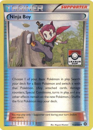 Ninja Boy (103/114) (League Promo) [XY: Steam Siege] | Dragon's Lair Comics and Fantasy Houston TX