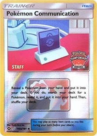 Pokemon Communication (152a/181) (Oceania International Promo) [Sun & Moon: Team Up] | Dragon's Lair Comics and Fantasy Houston TX