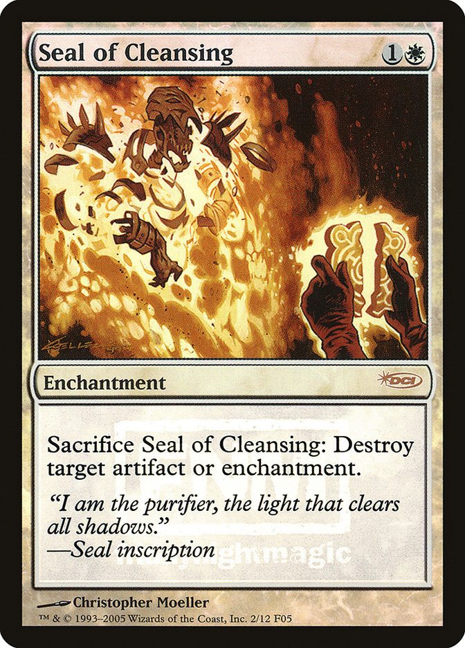 Seal of Cleansing [Friday Night Magic 2005] | Dragon's Lair Comics and Fantasy Houston TX