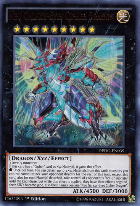 Neo Galaxy-Eyes Cipher Dragon [DPDG-EN039] Ultra Rare | Dragon's Lair Comics and Fantasy Houston TX