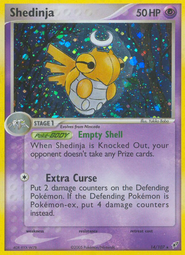 Shedinja (14/107) [EX: Deoxys] | Dragon's Lair Comics and Fantasy Houston TX