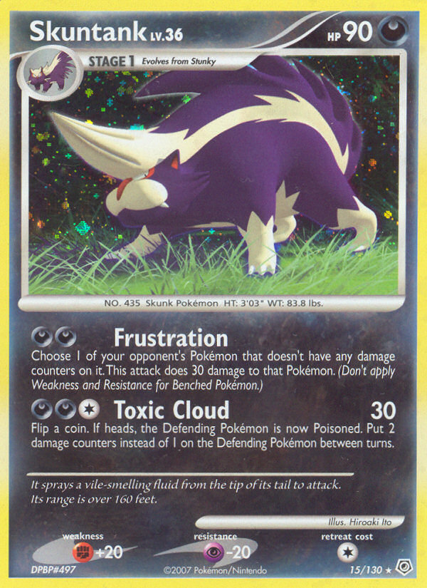 Skuntank (15/130) [Diamond & Pearl: Base Set] | Dragon's Lair Comics and Fantasy Houston TX