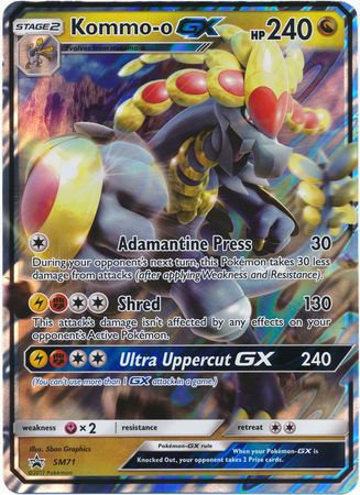 Kommo-o GX (SM71) (Jumbo Card) [Sun & Moon: Black Star Promos] | Dragon's Lair Comics and Fantasy Houston TX