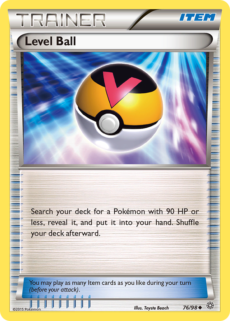 Level Ball (76/98) [XY: Ancient Origins] | Dragon's Lair Comics and Fantasy Houston TX