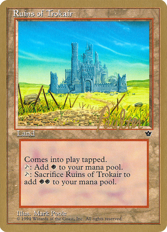 Ruins of Trokair (Preston Poulter) [Pro Tour Collector Set] | Dragon's Lair Comics and Fantasy Houston TX