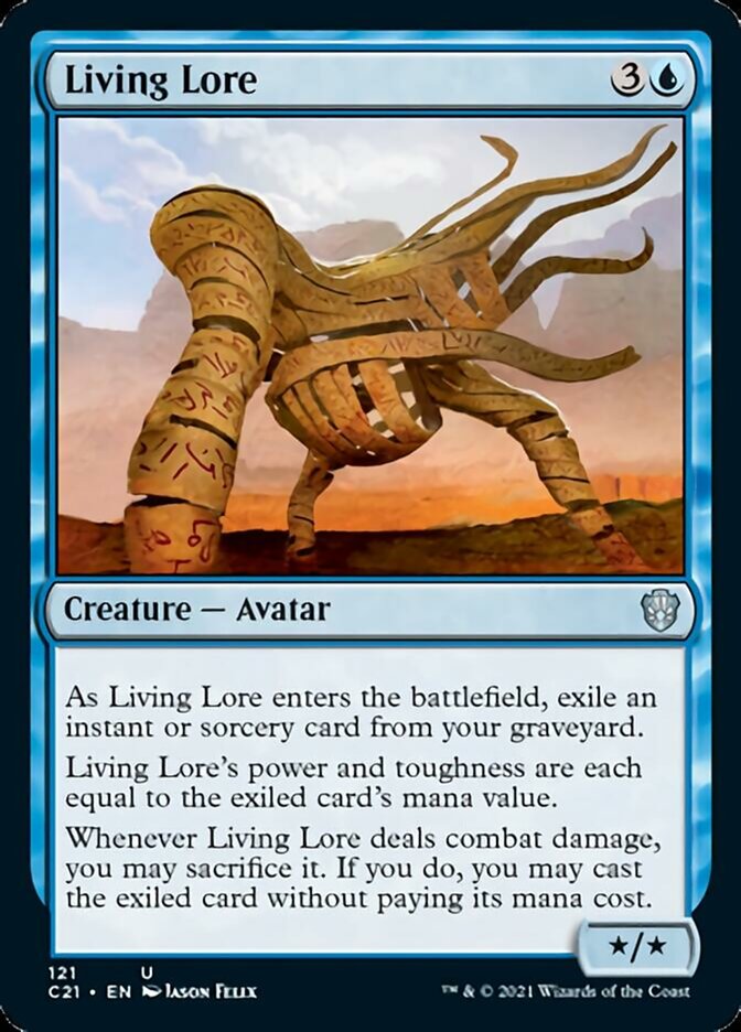 Living Lore [Commander 2021] | Dragon's Lair Comics and Fantasy Houston TX