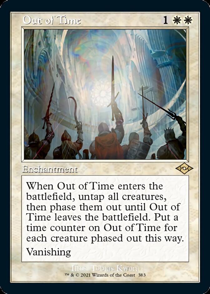 Out of Time (Retro Foil Etched) [Modern Horizons 2] | Dragon's Lair Comics and Fantasy Houston TX