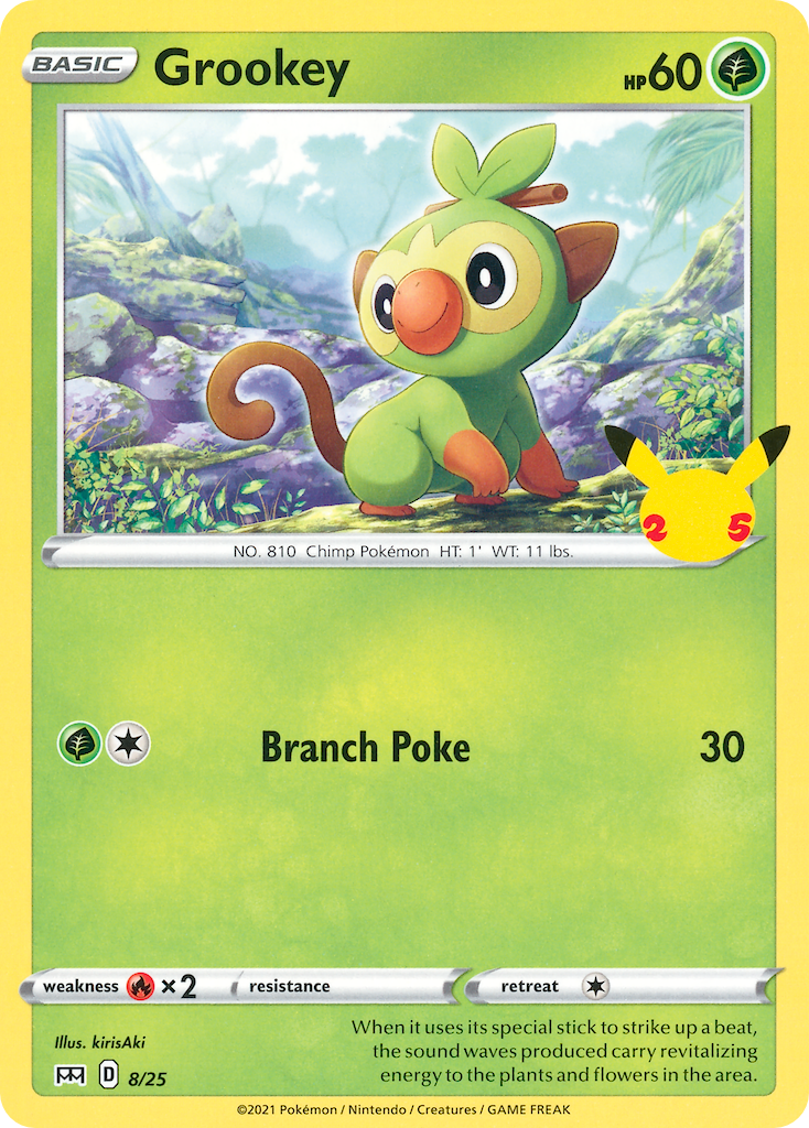 Grookey (8/25) [McDonald's 25th Anniversary] | Dragon's Lair Comics and Fantasy Houston TX