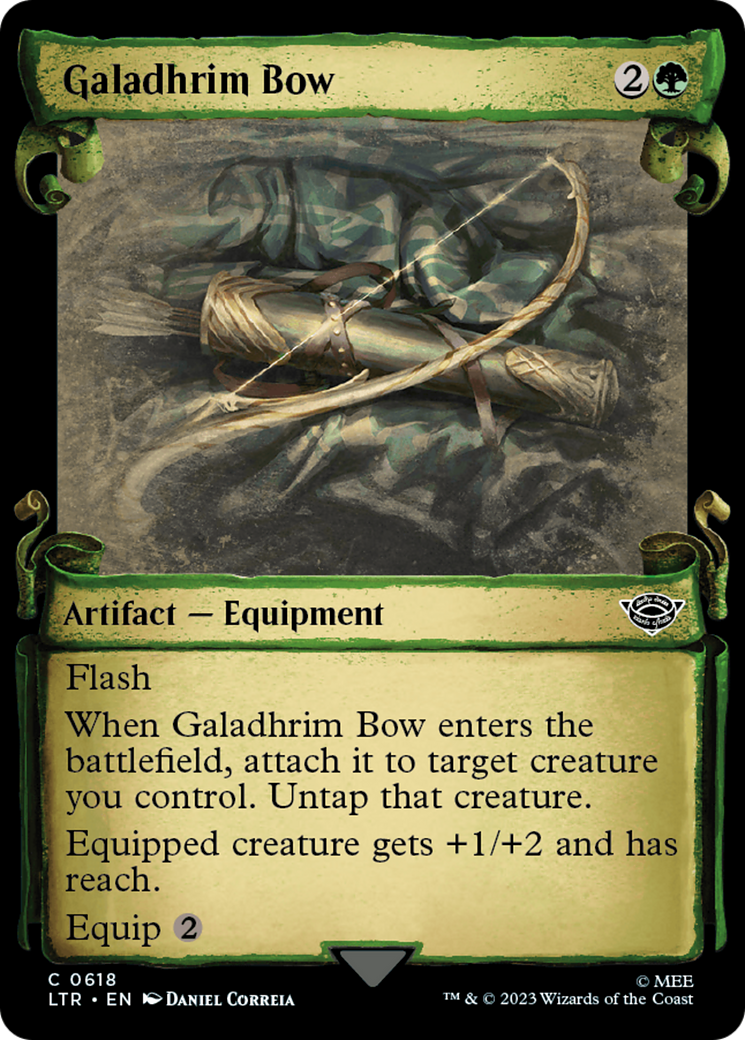 Galadhrim Bow [The Lord of the Rings: Tales of Middle-Earth Showcase Scrolls] | Dragon's Lair Comics and Fantasy Houston TX