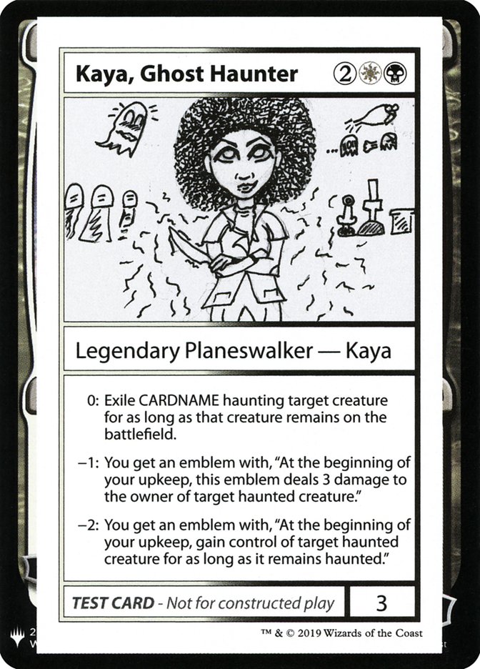 Kaya, Ghost Haunter [Mystery Booster Playtest Cards] | Dragon's Lair Comics and Fantasy Houston TX