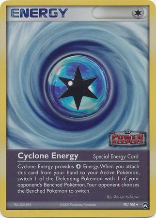 Cyclone Energy (90/108) (Stamped) [EX: Power Keepers] | Dragon's Lair Comics and Fantasy Houston TX