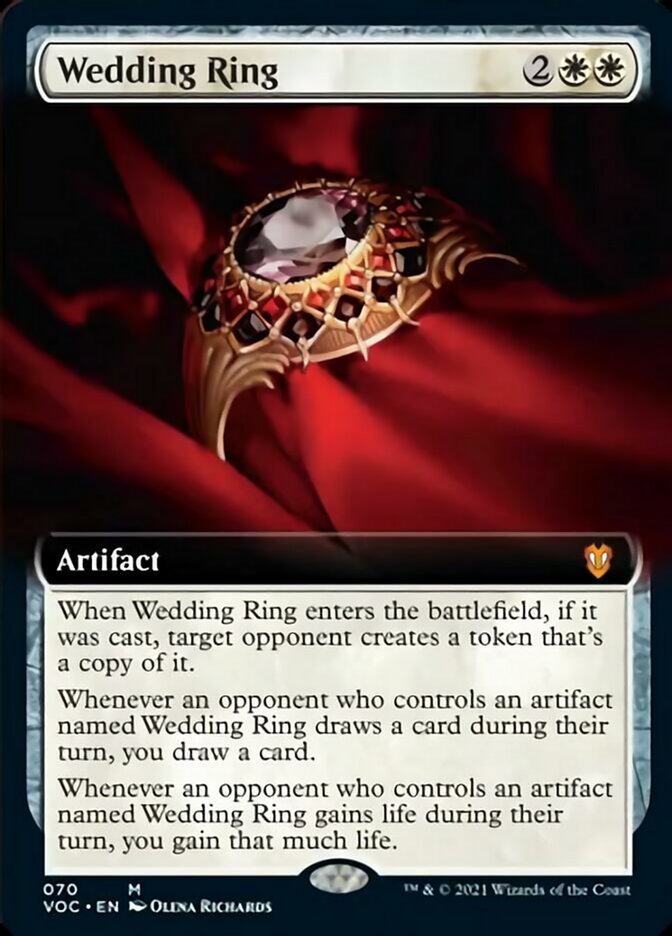 Wedding Ring (Extended Art) [Innistrad: Crimson Vow Commander] | Dragon's Lair Comics and Fantasy Houston TX