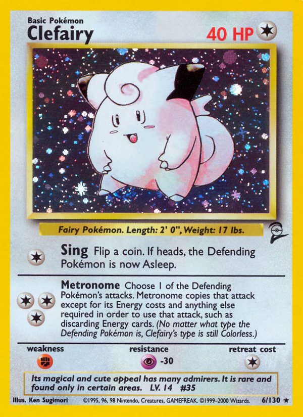 Clefairy (6/130) [Base Set 2] | Dragon's Lair Comics and Fantasy Houston TX