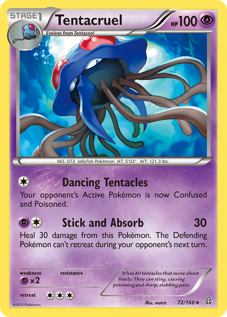 Tentacruel (72/160) [XY: Primal Clash] | Dragon's Lair Comics and Fantasy Houston TX