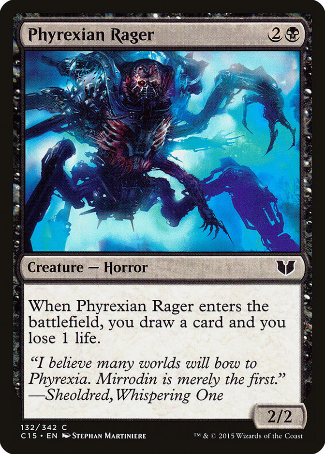 Phyrexian Rager [Commander 2015] | Dragon's Lair Comics and Fantasy Houston TX