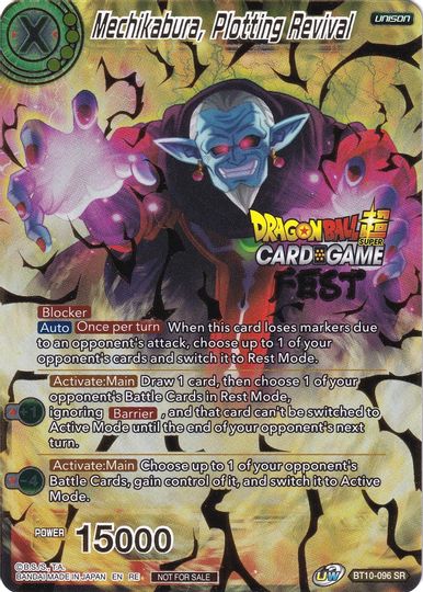 Mechikabura, Plotting Revival (Card Game Fest 2022) (BT10-096) [Tournament Promotion Cards] | Dragon's Lair Comics and Fantasy Houston TX