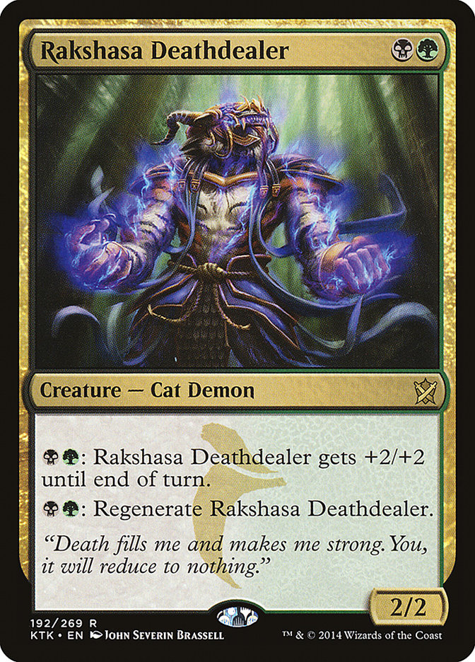 Rakshasa Deathdealer [Khans of Tarkir] | Dragon's Lair Comics and Fantasy Houston TX