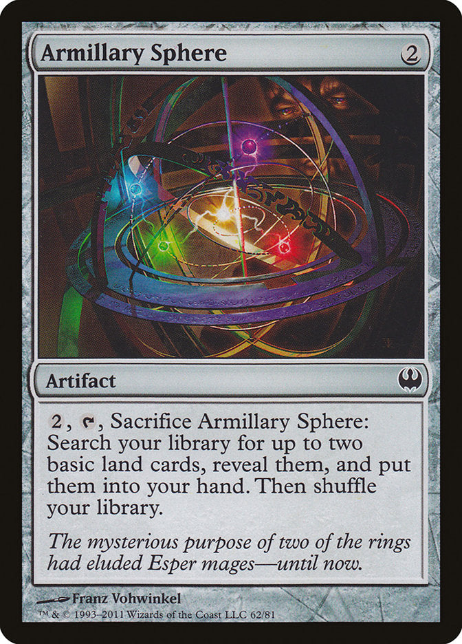 Armillary Sphere [Duel Decks: Knights vs. Dragons] | Dragon's Lair Comics and Fantasy Houston TX