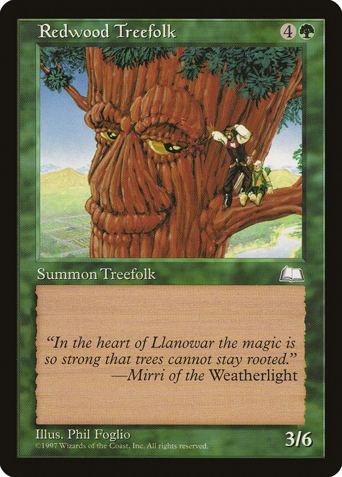 Redwood Treefolk [Weatherlight] | Dragon's Lair Comics and Fantasy Houston TX