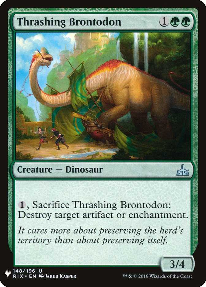 Thrashing Brontodon [Mystery Booster] | Dragon's Lair Comics and Fantasy Houston TX