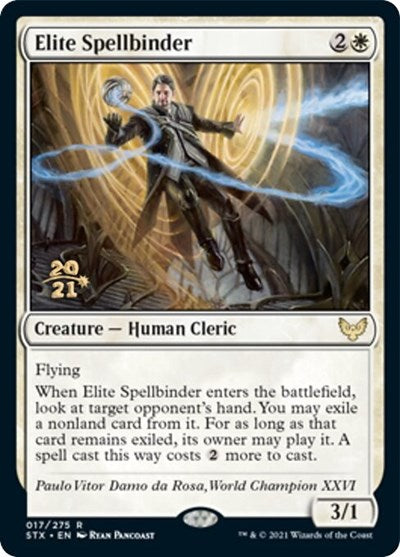 Elite Spellbinder [Strixhaven: School of Mages Prerelease Promos] | Dragon's Lair Comics and Fantasy Houston TX