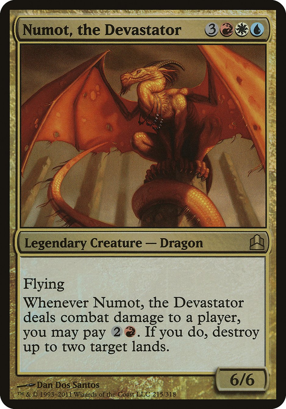 Numot, the Devastator (Oversized) [Commander 2011 Oversized] | Dragon's Lair Comics and Fantasy Houston TX