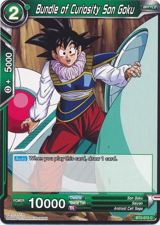 Bundle of Curiosity Son Goku (BT2-072) [Union Force] | Dragon's Lair Comics and Fantasy Houston TX