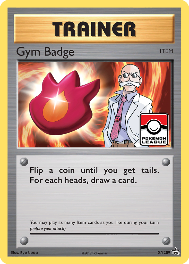 Gym Badge (XY209) (Blaine) [XY: Black Star Promos] | Dragon's Lair Comics and Fantasy Houston TX