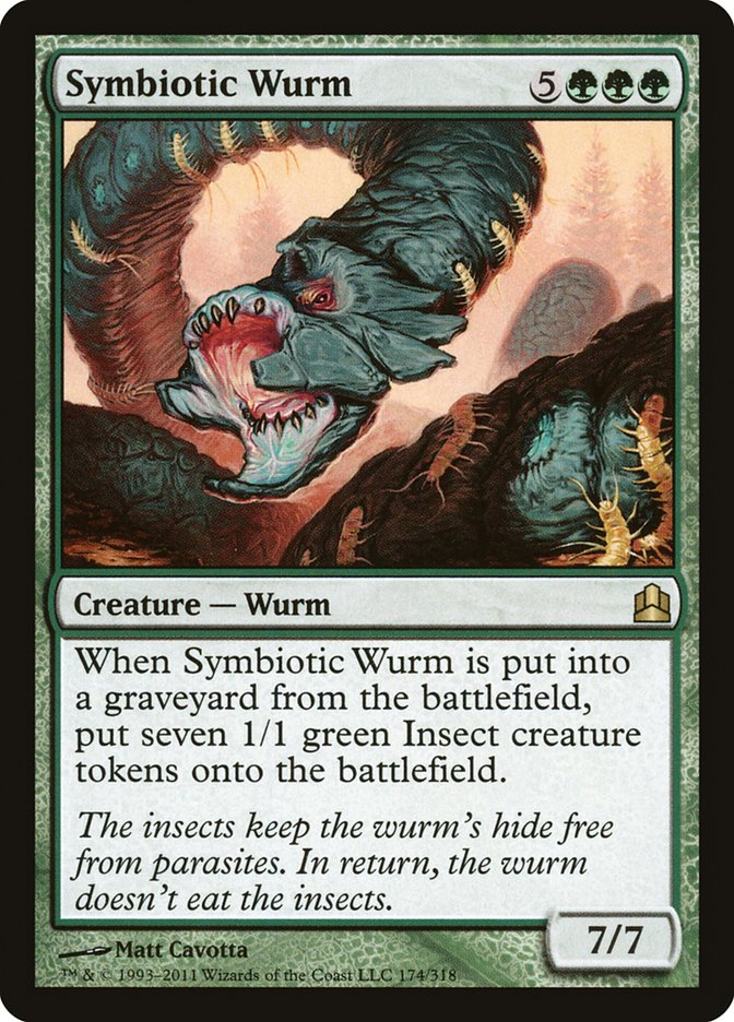 Symbiotic Wurm [Commander 2011] | Dragon's Lair Comics and Fantasy Houston TX