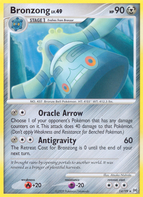 Bronzong (14/99) [Platinum: Arceus] | Dragon's Lair Comics and Fantasy Houston TX