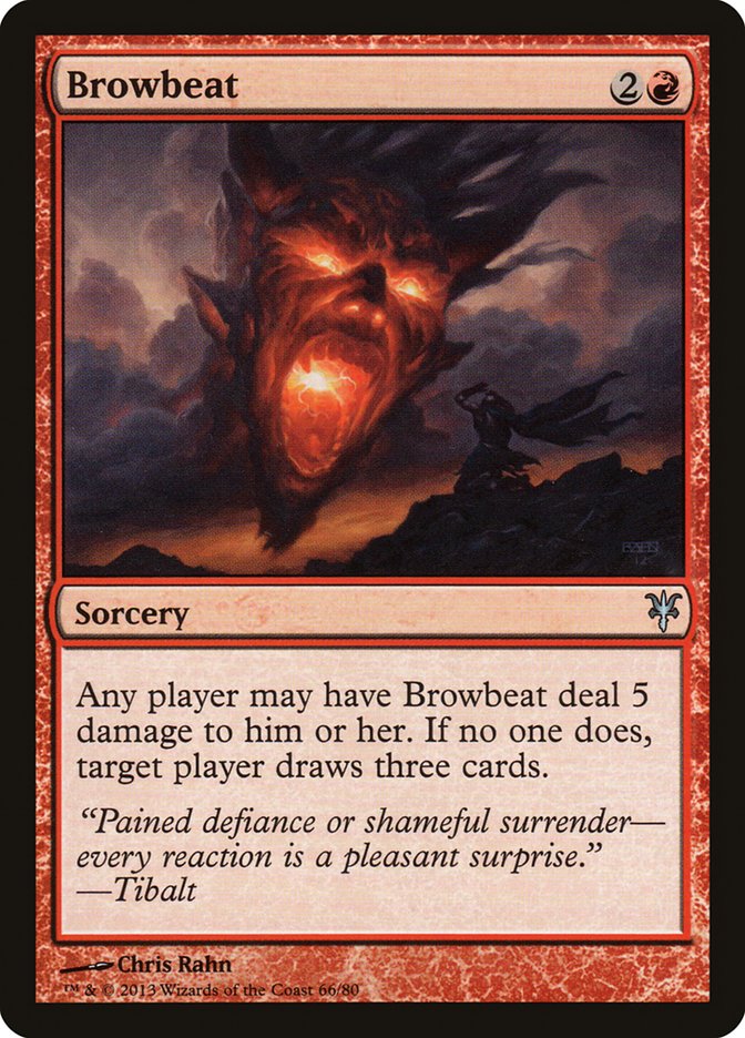 Browbeat [Duel Decks: Sorin vs. Tibalt] | Dragon's Lair Comics and Fantasy Houston TX