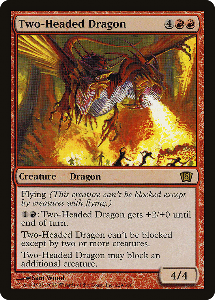 Two-Headed Dragon (E3 2003) [Oversize Cards] | Dragon's Lair Comics and Fantasy Houston TX