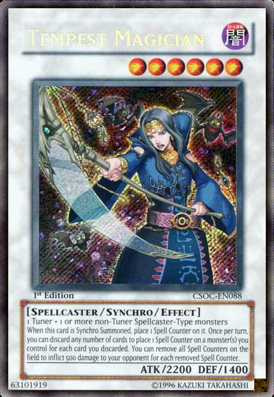 Tempest Magician [CSOC-EN088] Secret Rare | Dragon's Lair Comics and Fantasy Houston TX