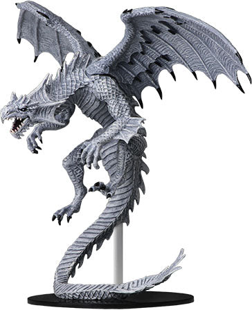 Wizkids Pathfinder Deep Cuts Unpainted Miniatures: Gargantuan White Dragon | Dragon's Lair Comics and Fantasy Houston TX