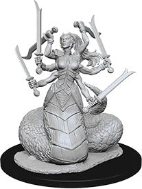 Wizkids Dungeons and Dragons Nolzur`s Marvelous Unpainted Miniatures: W7 Marilith | Dragon's Lair Comics and Fantasy Houston TX