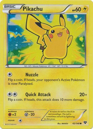 Pikachu (42/146) (2014 Movie Promo) [Miscellaneous Cards] | Dragon's Lair Comics and Fantasy Houston TX