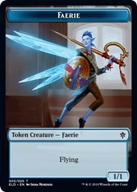 Faerie // Food (17) Double-Sided Token [Throne of Eldraine Tokens] | Dragon's Lair Comics and Fantasy Houston TX