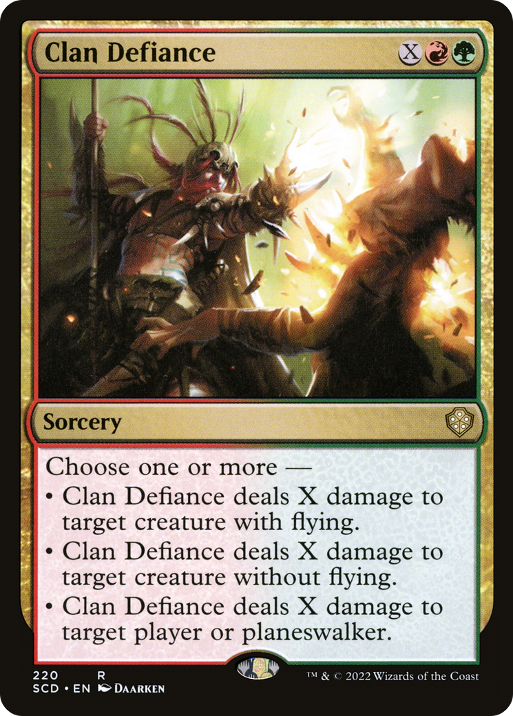 Clan Defiance [Starter Commander Decks] | Dragon's Lair Comics and Fantasy Houston TX