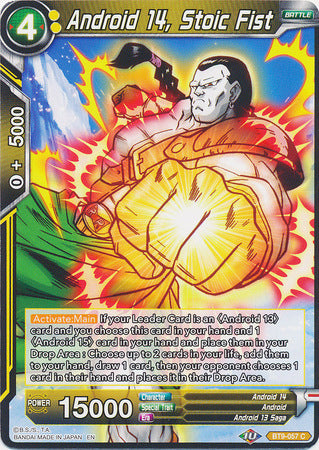 Android 14, Stoic Fist (BT9-057) [Universal Onslaught] | Dragon's Lair Comics and Fantasy Houston TX