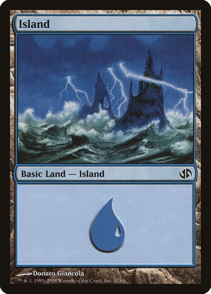 Island (32) [Duel Decks: Jace vs. Chandra] | Dragon's Lair Comics and Fantasy Houston TX