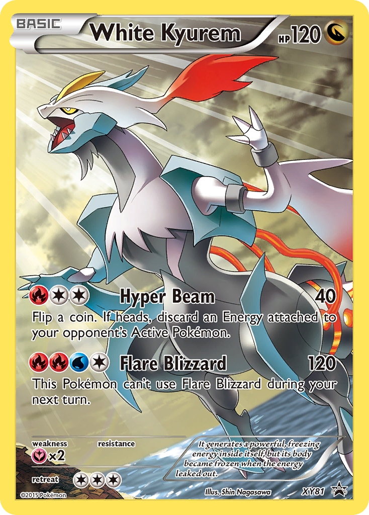 White Kyurem (XY81) (Full Art Promo) [XY: Black Star Promos] | Dragon's Lair Comics and Fantasy Houston TX