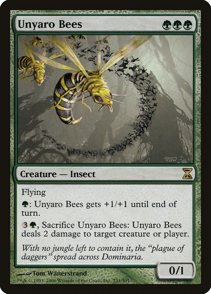 Unyaro Bees [Time Spiral] | Dragon's Lair Comics and Fantasy Houston TX