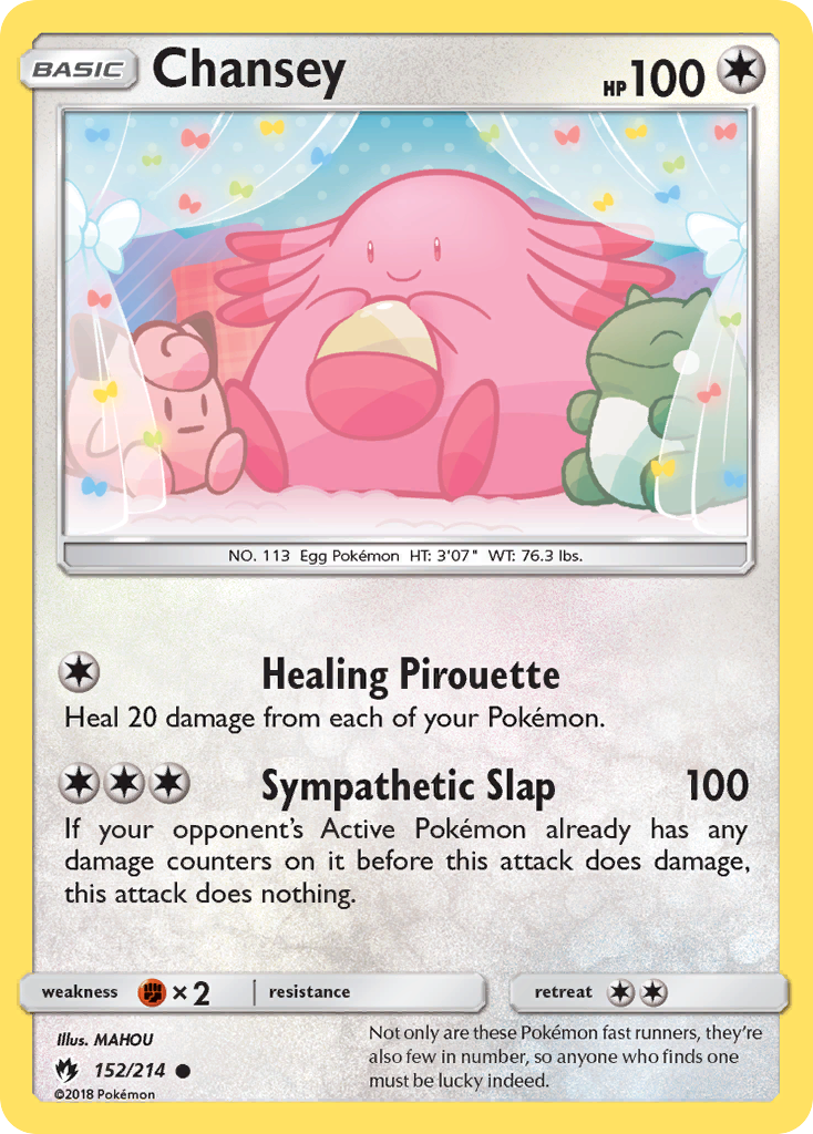 Chansey (152/214) [Sun & Moon: Lost Thunder] | Dragon's Lair Comics and Fantasy Houston TX